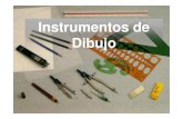Instrumentos de Dibujo - de Dibujo. INSTRUMENTOS DE DIBUJO Instrumentos de trazado Instrumentos de medida Soportes Complementos. INSTRUMENTOS de TRAZADO. INSTRUMENTOS de TRAZADO