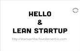 Startup MBA 1.0 - Lean startup intro