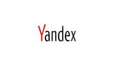 Yandex Overview