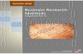 Business Research Methods-Assignment No. 01