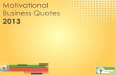 Motivational business quotes 2013