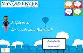 MyObserver lets talk about buzziness