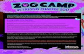 Fresno Cha«“ee Zoo Camp is an inclusive experience! Is camp ... camp instructors do receive pre-camp