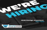 E’RE HIRING · PDF file HIRING. Who are BlueCoo Creative? We are a funky team of like minded creatives, working on a variety of digital projects out of our offices in Dundee. We