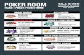 MARCH POKER PROMOTIONS - playatgila POKER ROOM MARCH POKER PROMOTIONS 24/7 LOSE WITH EITHER RED OR BLACK POCKET ACES AT THE SHOWDOWN AND RECEIVE $100 IN CASINO CHIPS ACES CRACKED NO