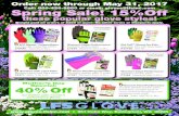 Call: 800-426-8860 or email: gloves@ Spring Sale ...files.