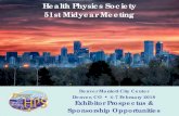 Health Physics Society 51st Midyear NETWORKING 2018 Midyear Meeting HPS 2018 Midyear Meeting Exhibitor