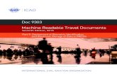 Doc 9303 Machine Readable Travel DOCUMENT CHANGE RECORD Doc 9303, Part 9 DATE NO. SECTION/PAGES AFFECTED
