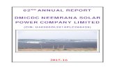 02ND ANNU AL REPORT DMICDC NEE MRANA SOLAR ... A. 05 MW Solar Power Project (Supplying Power to NTPC