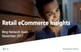 Bing Ads Spain: Retail eCommerce Insights