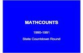 1991 State Countdown Round