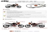 KTM DUKE 125 200 - GET     sales@  KTM DUKE 125 â€“ 200 - 390: GK-ECUJ5-0001/0006 INSTALLATION INSTRUCTIONS WARNINGS