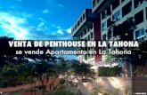 Venta de penthouse en la tahona. Apartamento Duplex La Tahona