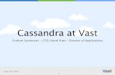Austin Cassandra Users 6/19: Apache Cassandra at Vast
