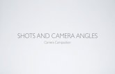 SHOTS AND CAMERA ANGLES - 1.cdn.edl.io · PDF file SHOTS AND CAMERA ANGLES Camera Composition. ESTABLISHING SHOT a.k.a. Extreme Long Shot. LONG SHOT. FULL SHOT Entire body in frame.