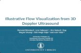 Illustrative Flow Visualization from 3D Doppler Ultrasound