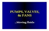Pumps, Valves & Fans