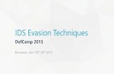 IDS Evasion Techniques