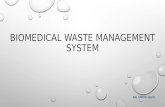 Biomedical waste management system