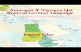 Amarigna & Tigrigna Qal Roots of German Language
