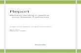 Report -   Methanol blending in gasoline â€“ some Swedish Experiences A report for the Swedish Transport Administration ... som t.ex. ltta aromater,