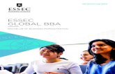 ESSEC GLOBAL BBA GBBA Brochur¢  ANNUAL TUITION FEE FOR ENTRY IN AY2020/21 Cergy track: ¢â€¬13,750 * An