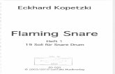 Flaming Snare by Eckhard Kopetzki