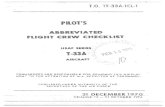 [VTUP] T-33A Short Checklist 1974