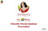 Global Advertisers - Marathi Movie - Outdoor Promotion