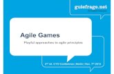 Agile Games - Playful approaches to agile principles