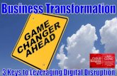 Business Transformation: 3 Keys to Leveraging Digital Disruption