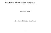 HEUKING KœHN LœER WOJTEK Wilhelm Moll Arbeitsrecht in der Insolvenz