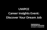 Dream Job Welcome powerpoint