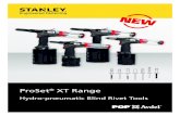 ProSet XT Range - STANLEY¢® Engineered Fastening ProSet¢® XT STANLEY Engineered Fastening Emhart Teknologies