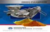 ThecontswieTbie - Hosokawa Mikro Pulverizer The Mikro Pulverizer¢® Hammer & Screen Mill is built to