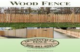Dennisville Fence | South Jersey's Premier Fence ... · PDF file Wood Fence Brochure PRESSURE TREATED PINE STOCKADE PICKET SIZE PICKET SPACING RAIL SIZE PICKETS PER SECTION AVAILABLE