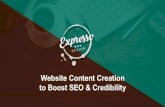 Website Content Creation to Boost SEO & Credibility What is off-site SEO? Off-site SEO refers to all