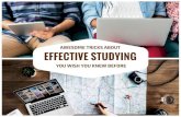 Tricks about effective studying you wish you knew before