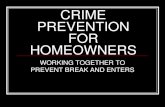 Crime Prevention tps