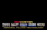 AEROSOL FILLING TECHNOLOGY -   Aerosol, AEROSOL VALVES PUMPS AND DISPENSERS PERFUMERY PUMPS BAG-ON-VALVES Right, Patented Coster Minicell ... Coster pharmaceutical