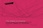 The Right to Protest: Principles on protection of human ... Right to Protest: Principles on protection of human rights ... part in the civil, political, ... of Human Rights, the International