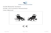 ICON Mobility System ICON 120 Comfort Wheelchair User Manual ICON Mobility System ICON 120 Comfort Wheelchair