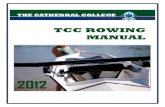 TCC ROWING MANUAL - The Cathedral College Rowing Manual 2012.pdf  THE CATHEDRAL COLLEGE ROWING PAGE