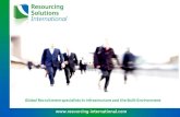Resourcing solutions international brochure
