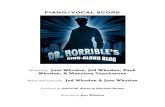 Dr. Horrible's Sing-Along Blog Sheet Music
