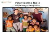 Volunteering India Orphanage Programs