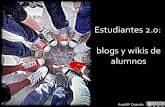 Estudiantes 2.0: blogs y wikis de alumnos