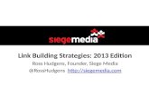 Link Building Strategies: 2013 Edition