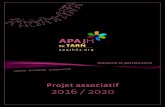 Projet associatif 2016 / Projet associatif 2016 / 2020 1 ... chacune dans son territoire. Aucune cr£©ation