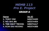 MEMB 113  Pro E. Project